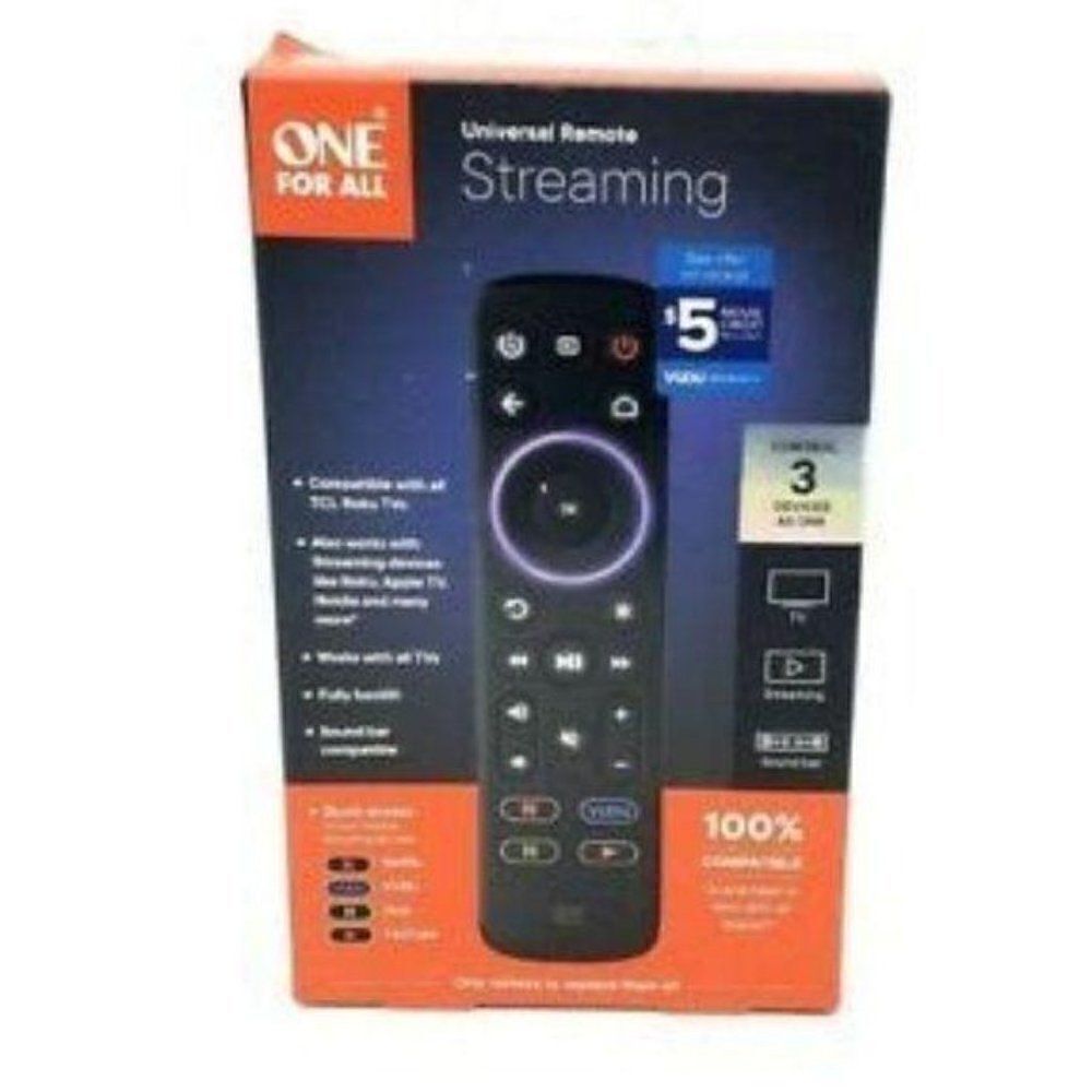 One For All Universal Remote Streaming, Control 3 Devices NEW - Picture 2 of 5